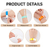 300Pcs Synthetic Paper Polypropylene Disposable Wristbands BJEW-SP0001-09I-5