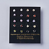 Cubic Zirconia Earrings EJEW-I209-08-4mm-1