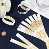 100Pcs Paper Disposable Wristbands BJEW-CN0001-10A-4