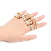 Crystal Rhinestone Finger Ring RJEW-MSMC002-17G-2
