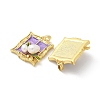 Brass Enamel Pendants KK-Z083-13G-2