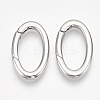 Non-Tarnish 304 Stainless Steel Spring Gate Rings STAS-S079-87-1