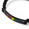 Adjustable Nylon Cord Braided Bead Bracelets BJEW-B078-50M-2