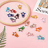 26Pcs 13 Style Zinc Alloy Swivel Lobster Claw Clasps FIND-CW0001-03-4