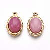 Dyed Natural White Jade Pendants STAS-T064-61B-1
