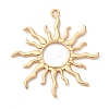 Brass Big Pendants KK-Z112-16G-1