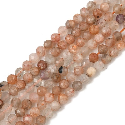 Natural Sunstone Beads Strands G-RM241221-C29-1