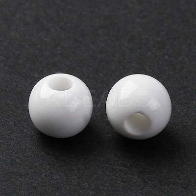 Bright Glazed Porcelain Beads PORC-D300-A25-1