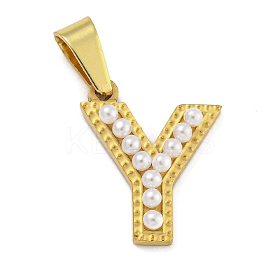 Ion Plating(IP) 304 Stainless Steel Pendants STAS-U024-01Y-1