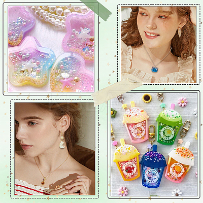 100G 10 Colors Luminous Bubble Beads MRMJ-SC0001-31-1