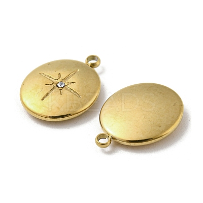 304 Stainless Steel Pendants STAS-L022-051G-1