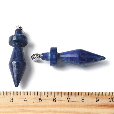Dyed Natural Lapis Lazuli Pendants G-C187-03B-1