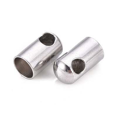 Tarnish Resistant 201 Stainless Steel Cord Ends STAS-F250-10P-R-1