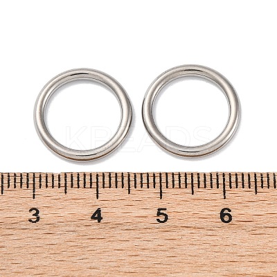 201 Stainless Steel Closed Jump Rings STAS-D301-17P-02-1