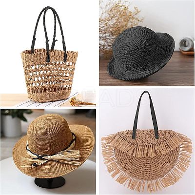 Handmade Paper Rattan DIY-WH0190-23A-1