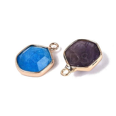 Natural & Synthetic Mixed Stone Pendants G-T144-72M-KCG-1