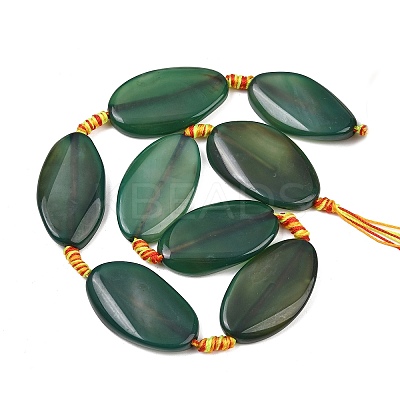 Natural Banded Agate Beads Strands G-F825-H01-01B-1