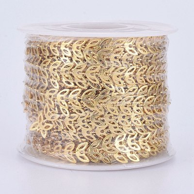 Brass Handmade Cobs Chains CHC-G006-14G-1
