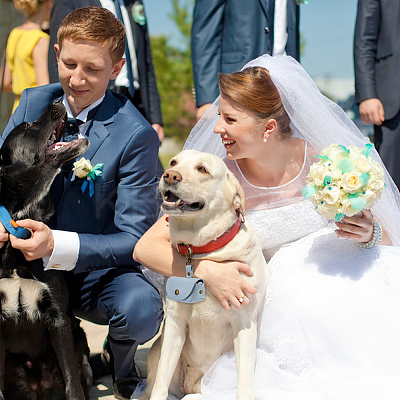 PU Leather Pet Collar Wedding Ring Bearer Pouches AJEW-WH0270-935B-1