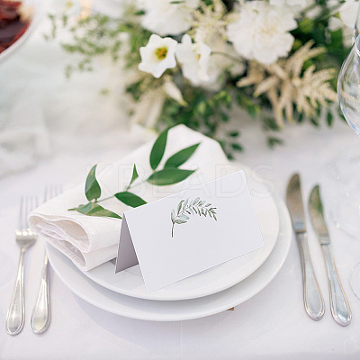Rectangle Paper Table Place Cards AJEW-WH0752-125A-1