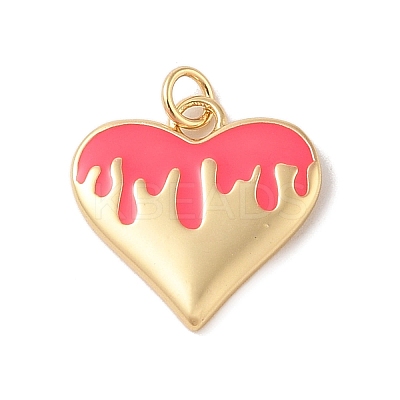Rack Plating Brass Enamel Pendants KK-Z047-01D-RS-1