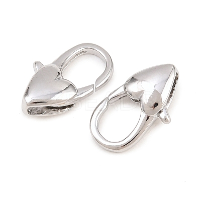 Brass Lobster Claw Clasps KK-H287-08D-P-1