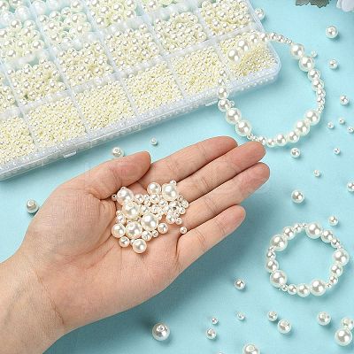 DIY Imitation Pearl Bracelet Making Kit DIY-YW0008-13-1