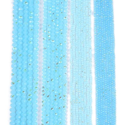 Electroplate Glass Beads Strands EGLA-A044-J3mm-L04-1