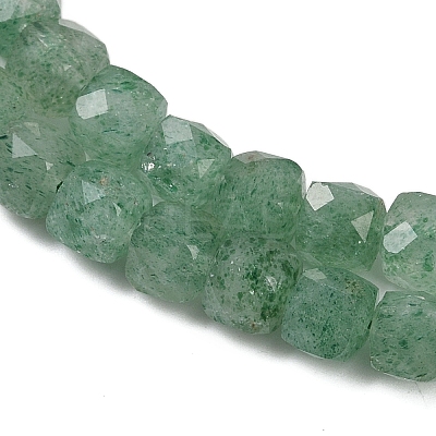 Natural Green Strawberry Quartz Beads Strands G-H078-C42-6mm-1