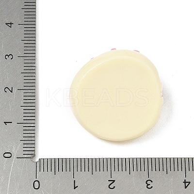 Cute Opaque Resin Cabochons RESI-L046-D02-1