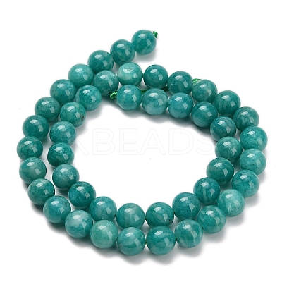 Natural Soviet Amazonite Beads Strands G-C259-B08-8mm-1