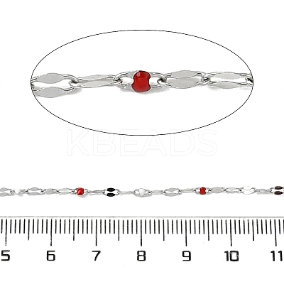 304 Stainless Steel Dapped Chains CHS-H036-01P-12-1