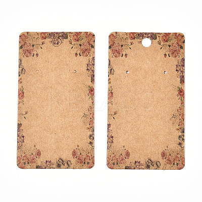 Cardboard Earring Display Cards CDIS-F003-11B-1