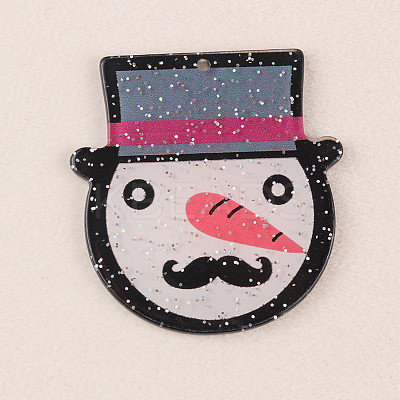 Christmas Themes Acrylic Pendants FIND-WH0817-160C-1