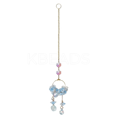 Glass Lily of the Valley Pendant Decorations PW-WG36427-02-1