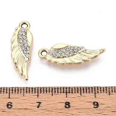 Alloy Rhinestone Pendants PALLOY-T090-55KCG-1