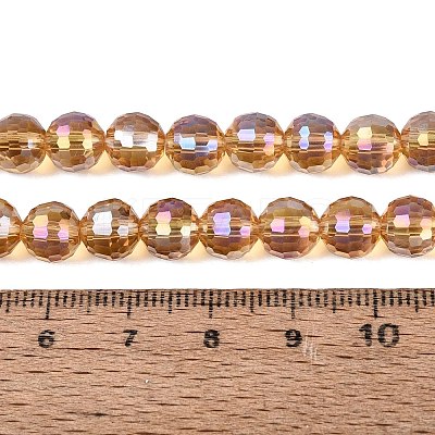 Transparent Glass Beads Strands GLAA-Q107-02A-07-1