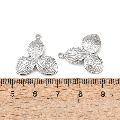 304 Stainless Steel Pendants STAS-P424-08P-1