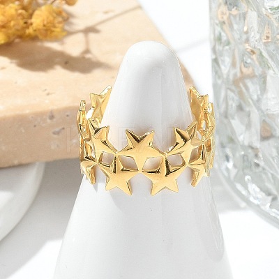 304 Stainless Steel Open Cuff Rings for Women LS-STAS-Z117-20G-1