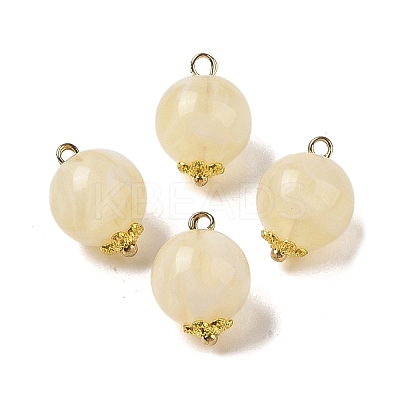 Two Tone Acrylic Pendants MACR-C033-02G-1