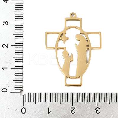 304 Stainless Steel Pendants LS-STAS-G355-04G-1