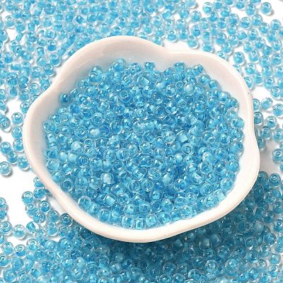 Transparent Glass Round Seed Beads SEED-B001-05A-19-1