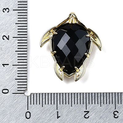Natural Obsidian Pendants G-U019-02G-09-1