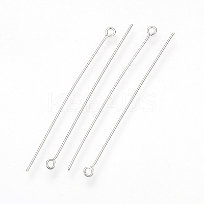 Tarnish Resistant 304 Stainless Steel Eye Pin X-STAS-Q218-03C-1