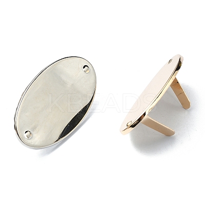 (Defective Closeout Sale: Scratched) Zinc Alloy Bag Decorative Clasps PURS-XCP0001-07-1