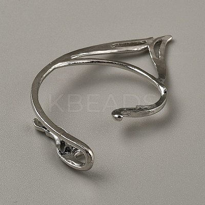 Elves Alloy Cuff Earrings EJEW-WH0015-118P-A-1