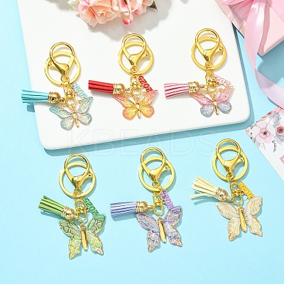 Acrylic & Alloy Enamel Keychain KEYC-FS00026-03-1