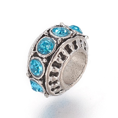 Tibetan Style Alloy European Beads PALLOY-F224-16AS-1