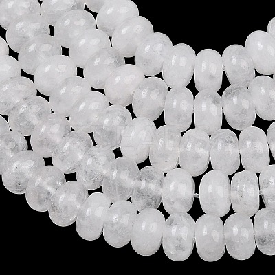 Dyed Natural White Jade Beads Strands G-G107-A35-01-1