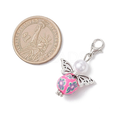 Handmade Polymer Clay Pendants HJEW-JM04651-1